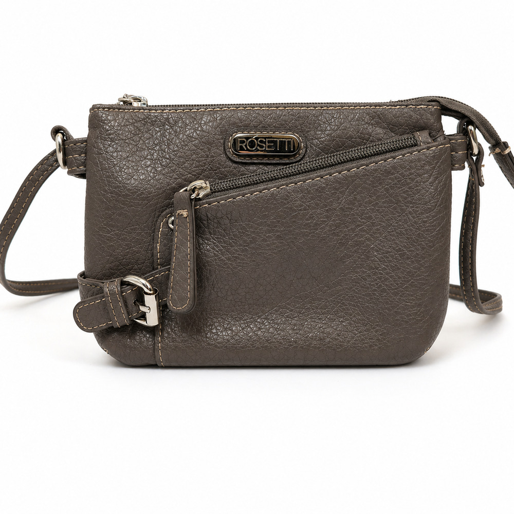 Rosetti Crossbody Bag Compact Everyday Purse - Taupe